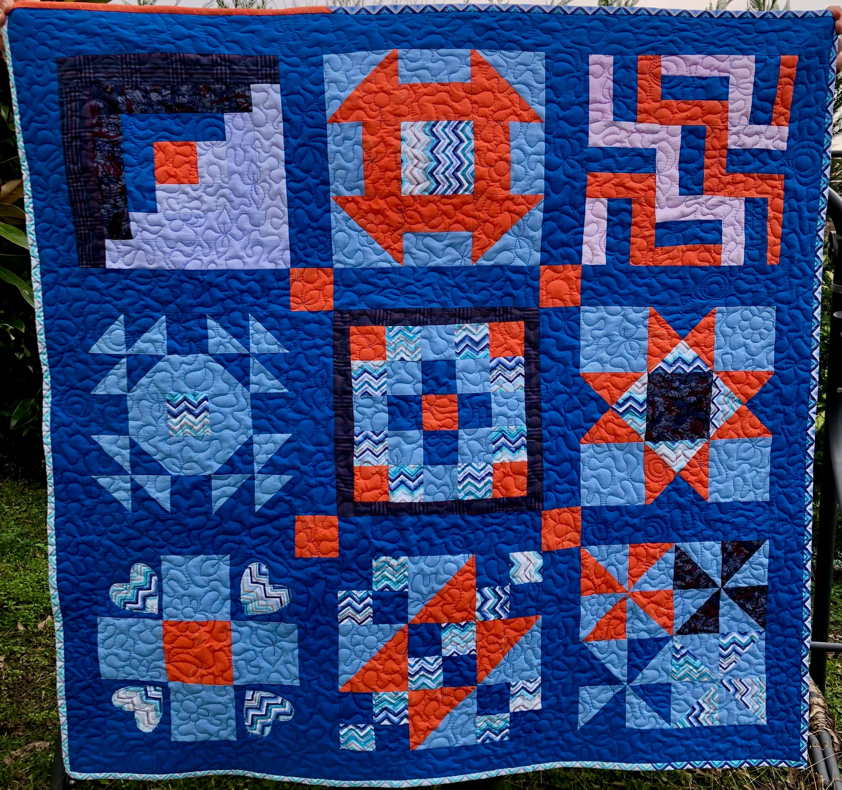 Foto del quilt realizzato nel corso base